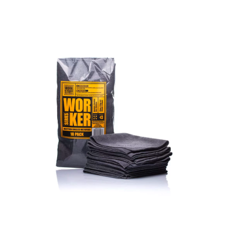 Work Stuff Worker 10-pack - delikatna mikrofibra 40x40cm, 320gsm