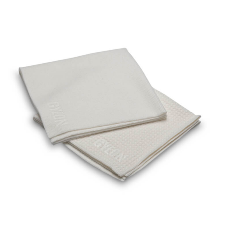 GYEON Q2M GlassPack EVO - zestaw mikrofibr do szyb, 40x40cm, 2 sztuki