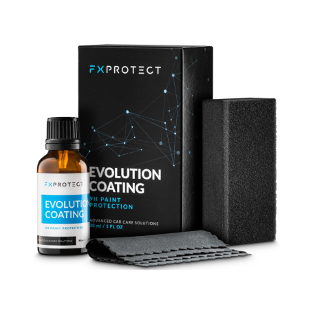 FX Protect Evolution Coating 9H - powłoka ceramiczna, niezwykła hydrofobowość 30ml