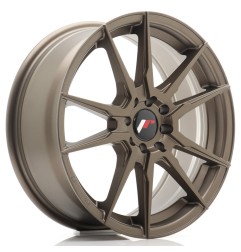 Japan Racing JR21 17x7 ET40 4x100 4x114,3 Bronze komplet 4szt + ceramika