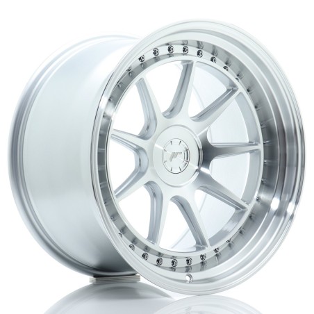 Japan Racing JR47 19x11 ET0-25 Blank Silver Machined Face komplet ceramika