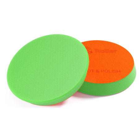 ADBL Roller Evo Pad 125R - silnie tnący pad polerski, zielony - 125/140mm