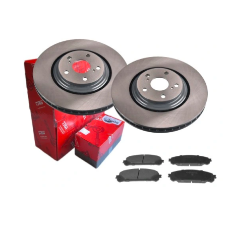 TARCZE KLOCKI TRW PRZÓD PRZÓD TOYOTA RAV4 IV 328MM
