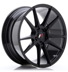 Japan Racing JR21 18x8,5 ET40 5x100 Glossy Black komplet 4szt + ceramika
