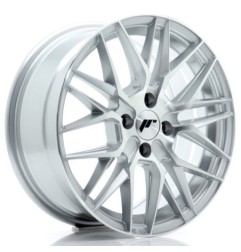 Japan Racing JR28 16x7 ET40 4x100 Silver Machined Face 4 sztuki + ceramika