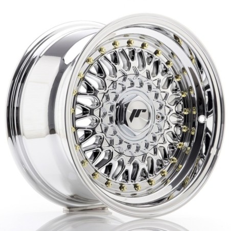 Japan Racing JR9 16x8 ET25 4x100 4x108 Chrome komplet 4 sztuki + ceramika