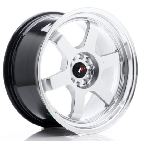 Japan Racing JR12 17x9 ET25 5x112 5x120 Hyper Silver komplet + ceramika
