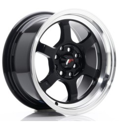 Japan Racing JR12 16x8 ET15 4x100 4x114,3 Gloss Black komplet + ceramika