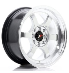 Japan Racing JR12 15x7,5 E26 4x100 4x108 Hyper Silver komplet + ceramika