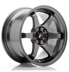 Japan Racing JR3 15x8 ET25 4x100 4x114,3 Gun Metal komplet ceramika gratis