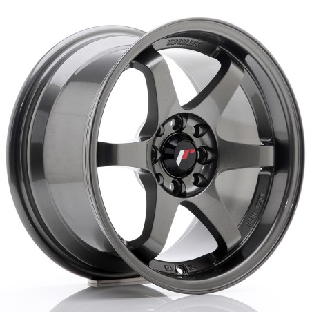 Japan Racing JR3 15x8 ET25 4x100 4x114,3 Gun Metal komplet ceramika gratis