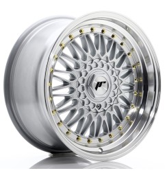 Japan Racing JR9 18x8 ET35 5x112 5x120 Silver Machined komplet + ceramika