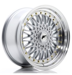 Japan Racing JR9 17x8,5 ET35 5x112 5x120 Silver Machined komplet + ceramika