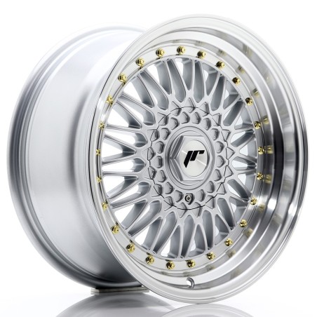 Japan Racing JR9 17x8,5 ET35 5x112 5x120 Silver Machined komplet + ceramika