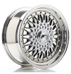 Japan Racing JR9 16x7,5 ET25 4x100 4x108 Chrome 4 sztuki komplet + ceramika