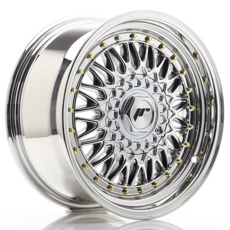 Japan Racing JR9 16x7,5 ET25 4x100 4x108 Chrome 4 sztuki komplet + ceramika