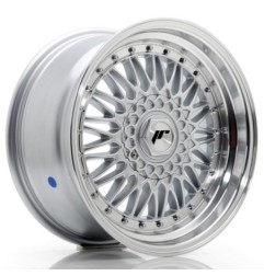 Japan Racing JR9 17x8,5 ET35 5x112 5x120 Silver Machined komplet + ceramika