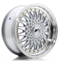 Japan Racing JR9 17x8,5 ET20 4x100 4x108 Silver Machined kpl + ceramika