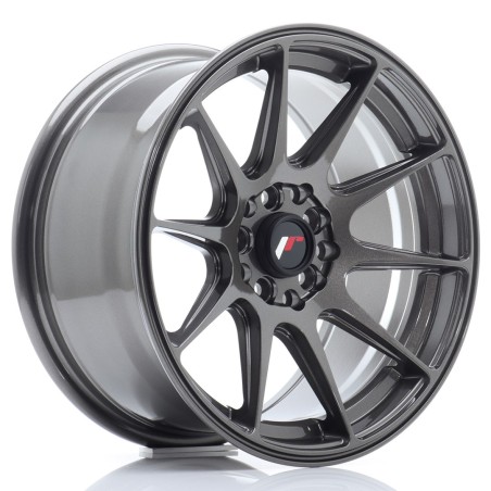 Japan Racing JR11 16x8 ET25 4x100 4x114,3 Hyper Gray komplet + ceramika