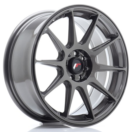 Japan Racing JR11 17x8,25 ET25 4x100 4x108 Hyper Gray komplet + ceramika