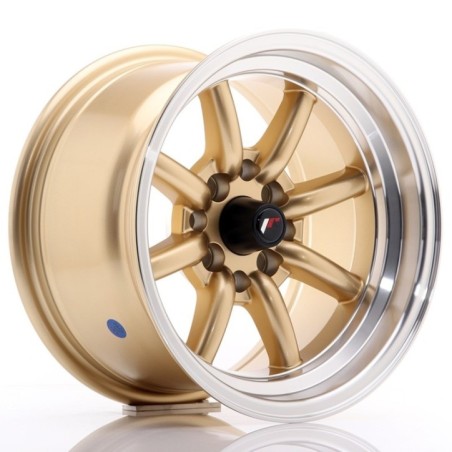Japan Racing JR19 14x8 ET-13 4x100 4x114,3 Gold komplet 4 sztuki + ceramika