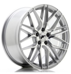 Japan Racing JR28 17x7 ET40 5x112 Silver Machined Face 4 sztuki ceramika