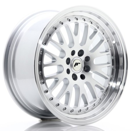 Japan Racing JR10 15x8 ET20 4x100 4x108 Silver Machined komplet + ceramika