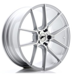 Japan Racing JR30 20x8,5 ET40 5x112 Silver Machined Face 4 sztuki ceramika