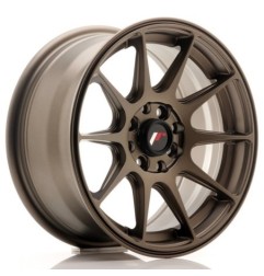 Japan Racing JR11 15x7 ET30 4x100 4x114,3 Matt Black komplet + ceramika
