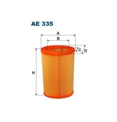 AE335 FILTR POWIETRZA