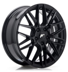 Japan Racing JR28 17x8 ET35 5x100 Gloss Black komplet 4 sztuki + ceramika