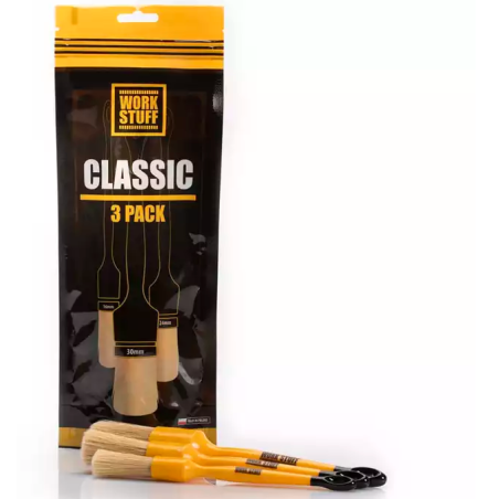 Work Stuff Detailing Brush Classic 3-Pack Zestaw pędzelków detailingowych