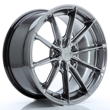 Japan Racing JR37 17x8 ET40 5x112 Hyper Black komplet 4 sztuki + ceramika