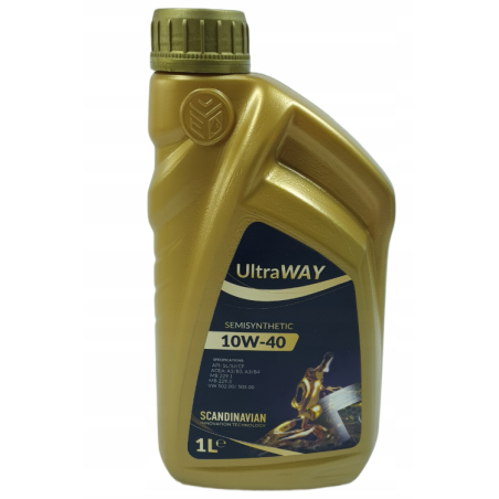OLEJ SILNIKOWY ULTRAWAY SEMISYNTHETIC 10W40 1L
