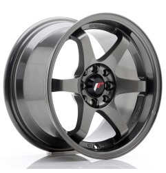 Japan Racing JR3 15x8 ET25 4x100 4x114,3 Gun Metal komplet ceramika gratis