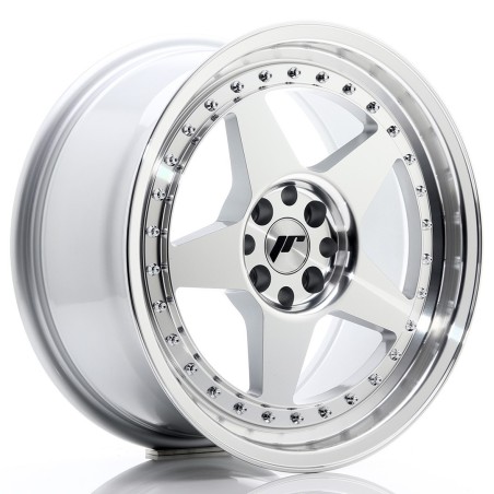 Japan Racing JR6 17x8 ET25 5x114,3 5x120 Silver Machined Face + ceramika