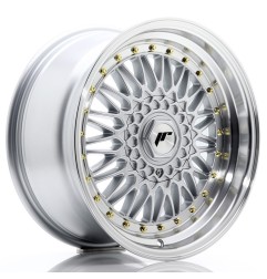 Japan Racing JR9 17x8,5 ET35 5x112 5x120 Silver Machined komplet + ceramika