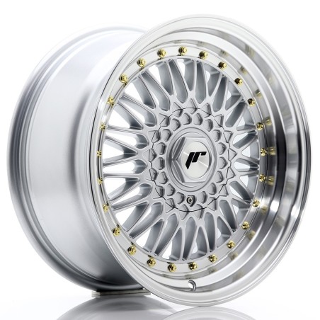 Japan Racing JR9 17x8,5 ET35 5x112 5x120 Silver Machined komplet + ceramika