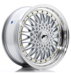 Japan Racing JR9 17x10 ET20 5x112 5x120 Silver Machined komplet + ceramika
