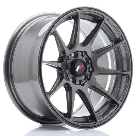 Japan Racing JR11 16x8 ET25 4x100 4x114,3 Hyper Gray komplet + ceramika