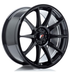 Japan Racing JR11 18x8,5 ET35 5x100 5x108 Gloss Black komplet + ceramika