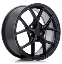 Japan Racing SL01 17x7 ET40 5x112 Matt Black komplet 4 sztuki + ceramika