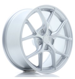Japan Racing SL01 17x9 ET20-50 Blank Matt Silver komplet 4 sztuki ceramika