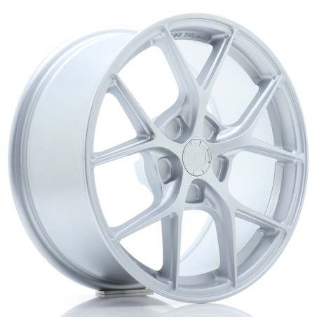 Japan Racing SL01 17x9 ET20-50 Blank Matt Silver komplet 4 sztuki ceramika