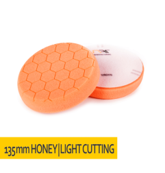 NAT Manufacturing Gąbka polerska 'HONEYCOMB' rzep 135x25 Pomarańczowa