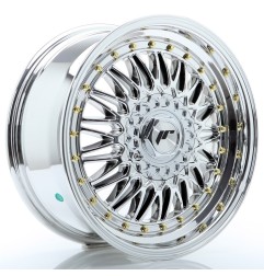 Japan Racing JR9 17x7,5 ET35 5x112 5x120 Chrome komplet 4 sztuki + ceramika