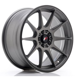 Japan Racing JR11 17x8,25 ET35 5x100 5x108 Gun Metal komplet + ceramika