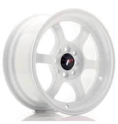 Japan Racing JR12 15x8,5 ET13 4x100 4x114,3 White komplet 4szt + ceramika