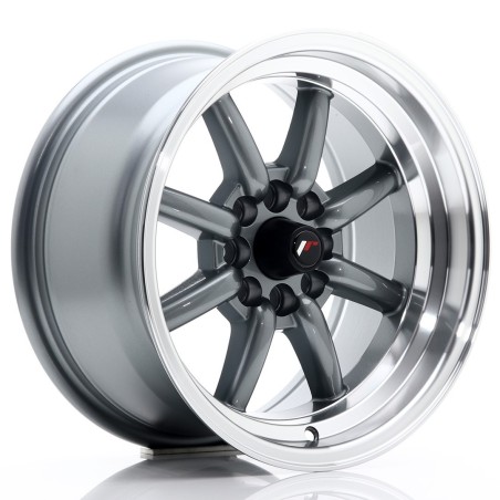 Japan Racing JR19 15x8 ET0 4x100 4x114,3 Gun Metal komplet 4szt + ceramika