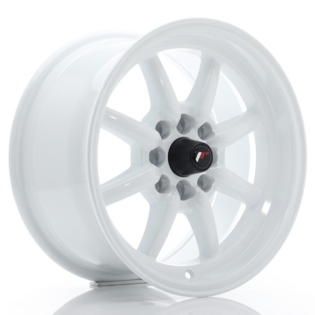 Japan Racing JR19 15x8 ET20 4x100 4x114,3 White komplet 4 sztuki + ceramika
